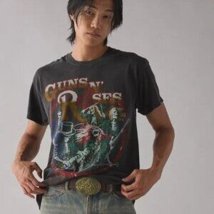 Guns N' Roses Was Here Tour Graphic Band Tee Large New Unisex Urban Outfitters
